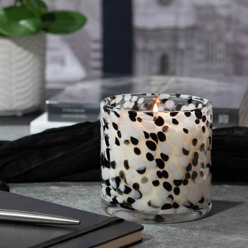 Velvet Tuberose Black & White Tortoise Soy Blend Candle