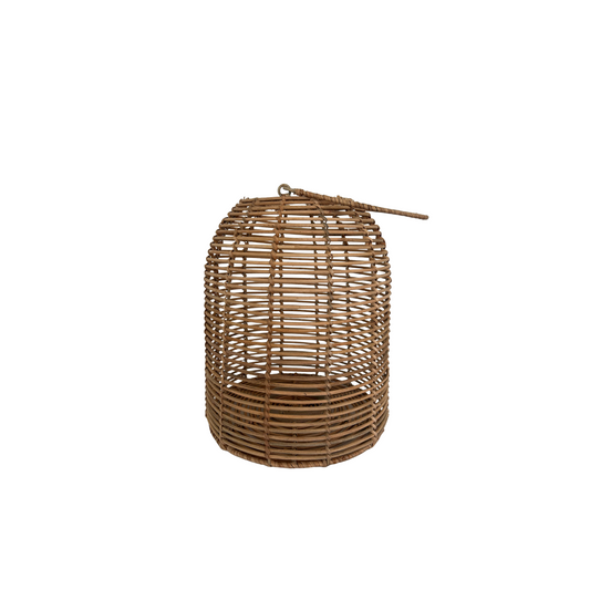 Rattan Lantern with Candle Holder