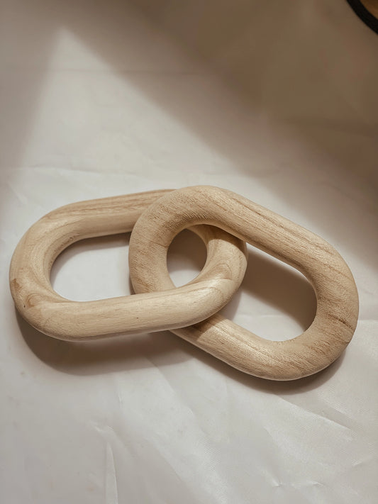 Wood Chain Link Duo