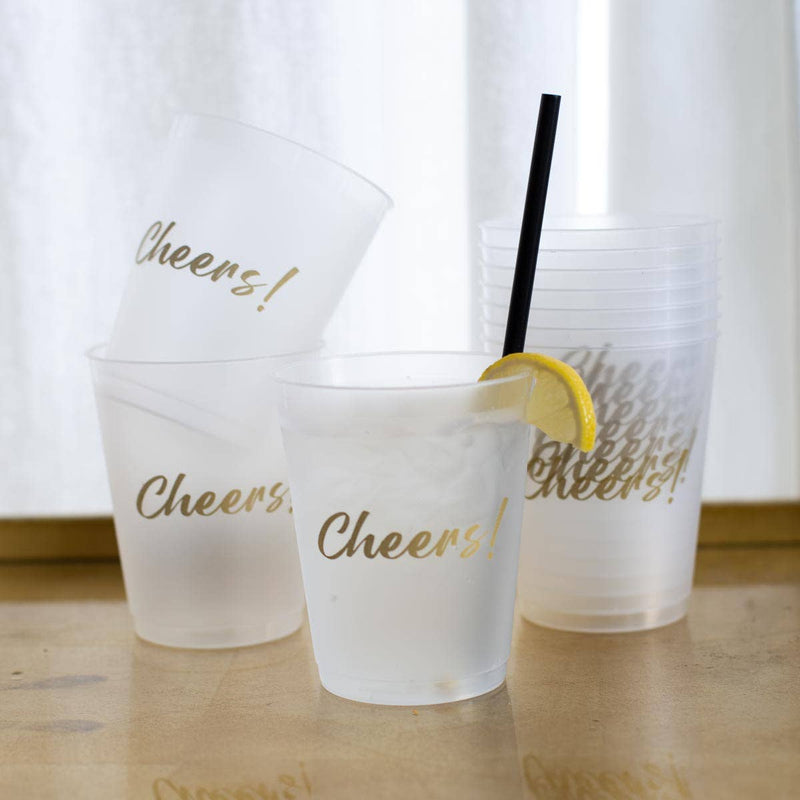 Cheers Party Cups, Set Of 10