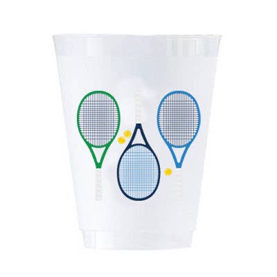 Tennis Racquet Cups, Set Of 8